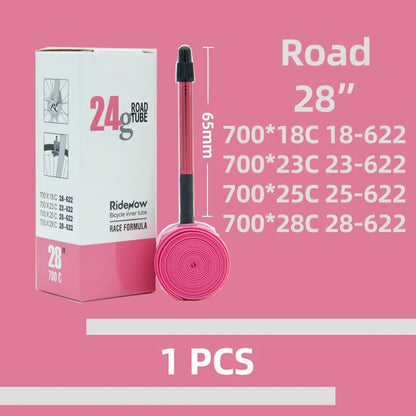 Ridenow 2025 Super Light 700C Road Bike Inner Tube – Aluminum Valve TPU 65-85mm FV