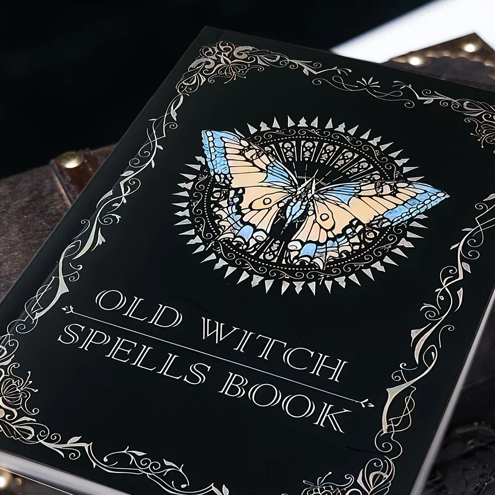 Old Witch Spells Book – Beginner Magic Grimoire & Ritual Notebook for Witches & Wizards | Perfect Halloween, Christmas & Gift Idea