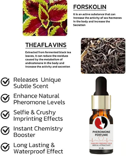 Pheromone Seductive Men’s Perfume – Long-Lasting Fragrance to Attract Women, Charming Body Spray for Dating