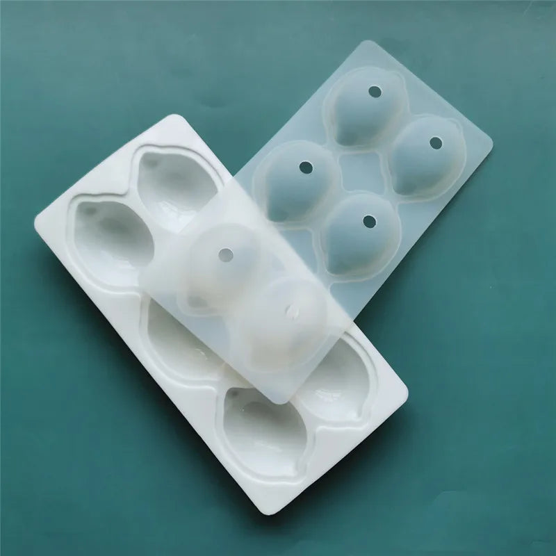 French Dessert 3D Lemon Silicone Mold – Cake, Brownie & Mousse Decorating Pastry Baking Tool