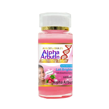 Alpha Arbutin Serum with AHA 30% & BHA 2% – Brightening & Moisturizing Face Care for Dull, Dark Skin