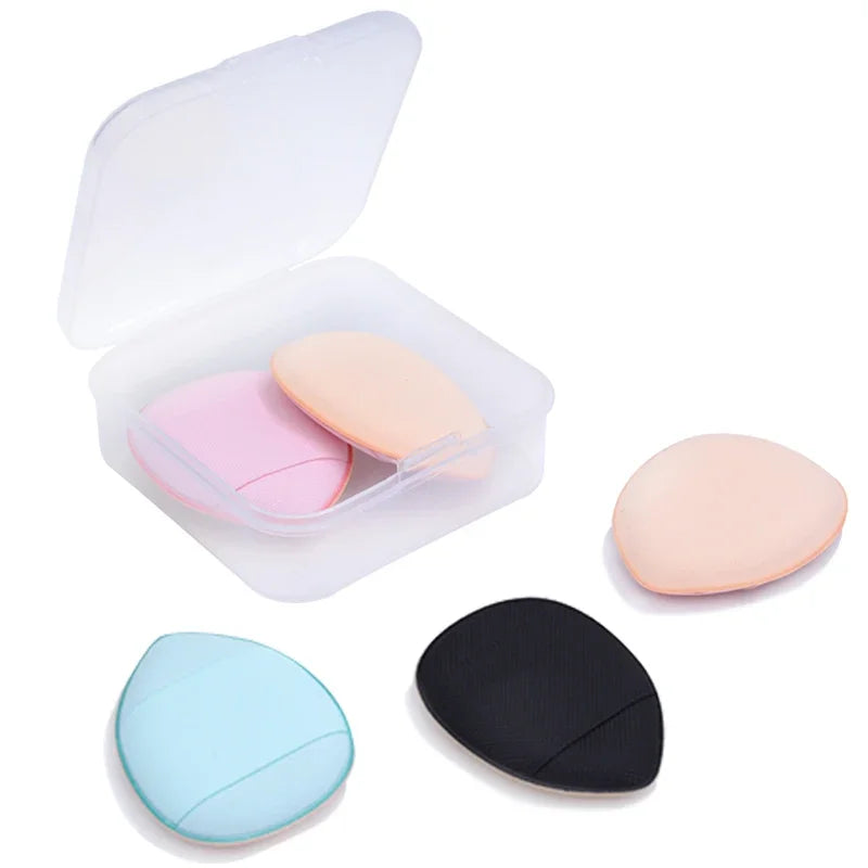 5/10PCS Mini Finger Puff Sponges – Small Air Cushion Makeup Applicators for Foundation & BB Cream