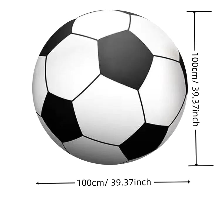 Outdoor Inflatable Soccer Ball – Giant PVC Football for Grass, Beach & School Sports Fun