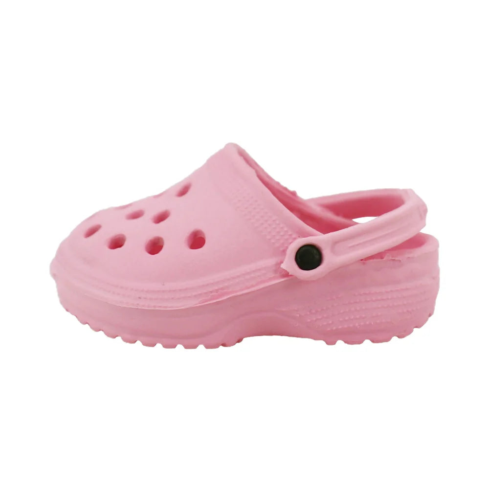 7cm Doll Sandal Shoes for 43cm Born Baby & 18-Inch American Dolls — Accessories for Doll Clothes, Girl’s Toy Gift