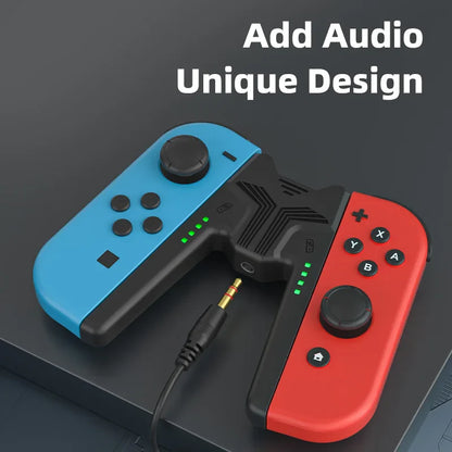 Enhance Your Gaming Experience: Aolion Charging Grip Bracket for Switch Joycon - Controller Handle Charging Station for Nintendo Switch Accessories