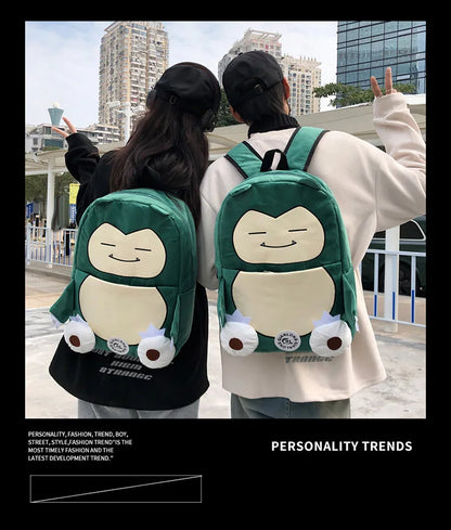 MINISO Switch Pokémon Cappy Beast Plush Backpack — Large Capacity Couple Bag, Anime Toy Storage & Gift Accessory