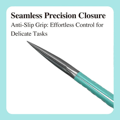 DIYDAY Anti-Slip Tweezers — High-Density Fiber Tip for Eyelash Extensions & Eyebrow Precision Beauty Tools