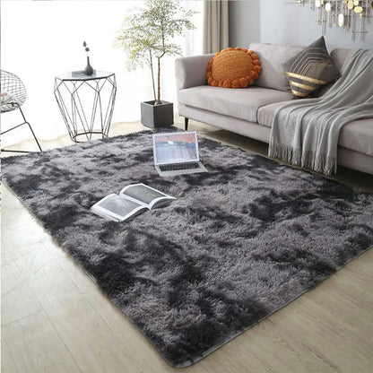 Plush Fluffy Area Rug – Soft Modern Carpet for Living Room, Sofa, Kids Bedroom, Playroom, Perfect Christmas Gift