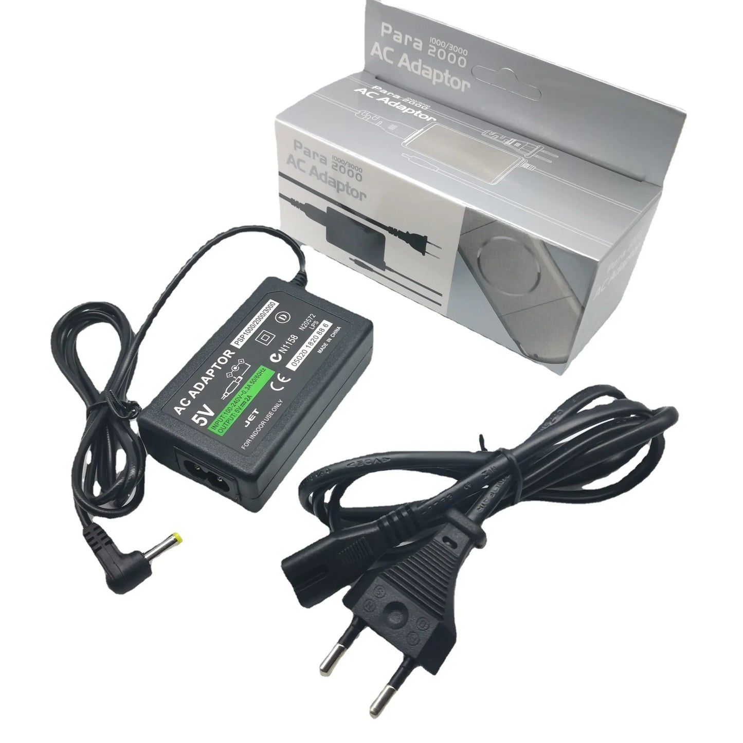 EU/US Plug Wall Charger – AC Adapter Power Supply for Sony PSP/PSV 1000/2000/3000
