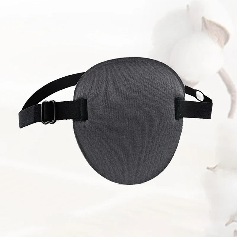 Adjustable Single Eye Patch – 3D Foam Breathable Eyeshade Medical Eye Mask for Strabismus & Amblyopia Training Therapy Use