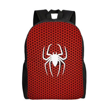 Custom Spider-Man Web Backpack – Water-Resistant School & College Bag for Men and Women
