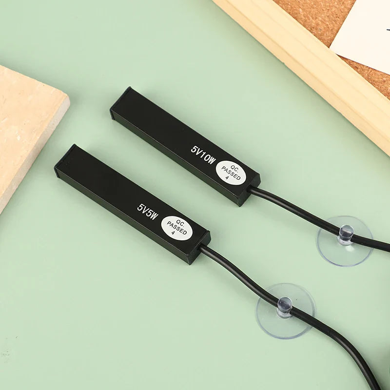 5/10W Mini USB Aquarium Heater - Energy Saving for Small Fish Tanks with Over Temperature Protection