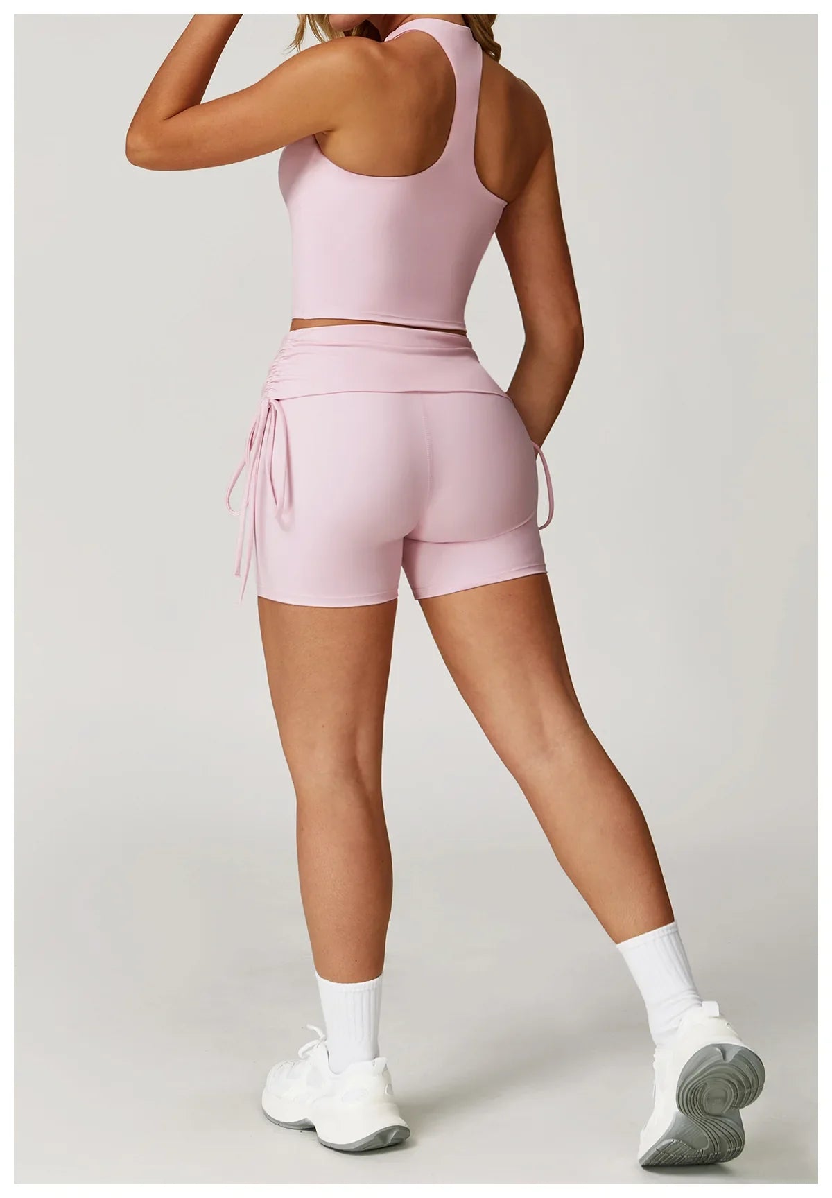 Women’s 2-Piece Tracksuit Yoga Set – High Waist Leggings & Sports Bra for Gym, Fitness & Athletic Wear