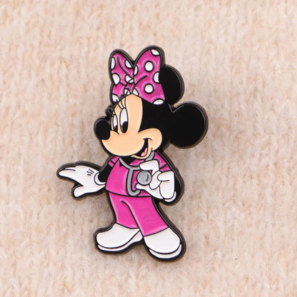 5pcs Medical Series Enamel Pin Set – Doctor & Nurse Brooches, Metal Lapel Pins for Backpack, Accessories & Gifts
