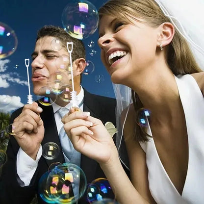 10/100Pcs Mini Heart Bubble Wands – Empty Wedding & Party Bubble Bottles, Baby Shower Favors, Kids Toys & Gifts