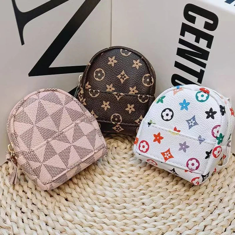 Mini Creative School Bag Earphone Case – Decorative Hanging Accessory Bag for AirPods 2/3/Pro & Galaxy Buds 3/3 Pro, Keychain Bag