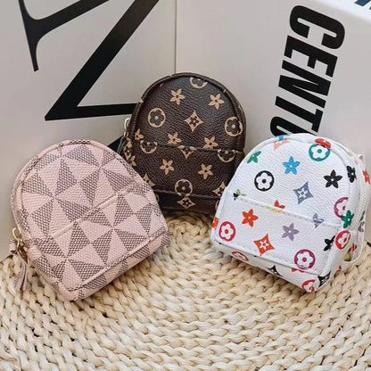 Mini Creative School Bag Earphone Case – Decorative Hanging Accessory Bag for AirPods 2/3/Pro & Galaxy Buds 3/3 Pro, Keychain Bag