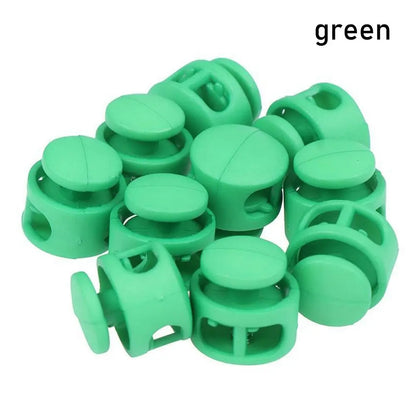 10Pcs Paracord Lanyard Cord Lock Stopper – Spring Toggle Clips for Backpacks, Sportswear, Shoelaces & Bags