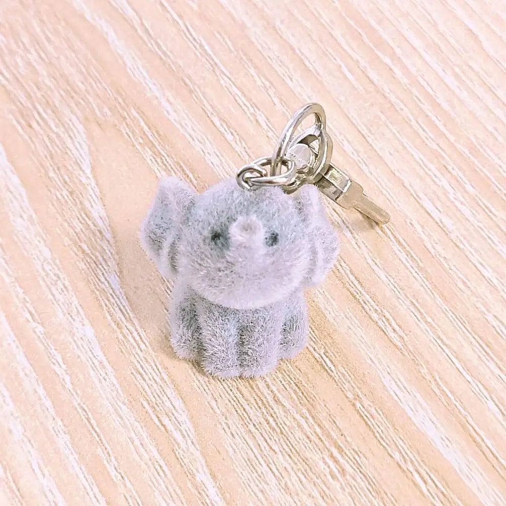 Cartoon Plush Koala Keychain – Cute Fluffy Doll Bag Pendant, DIY Keyring Charm Gift for Women
