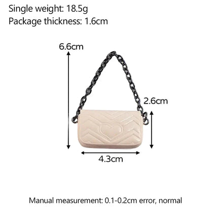 1:12 Dollhouse Miniature Shoulder & Crossbody Bags – Decorative Toy Accessories for Dollhouse Collectors