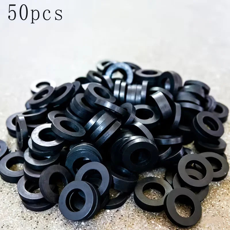 30-Piece Rubber O-Ring Set - Replacement Seals for Shower Hoses, Faucets, Water Heaters & Valves