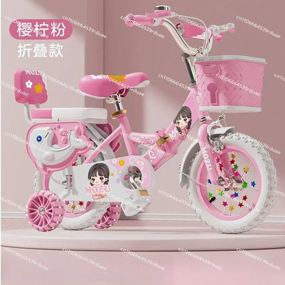 Children's Foldable Bicycle - 12-Inch Kids Bike for Ages 3–6 Years