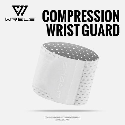 WRELS Adjustable Sports Wristband — Elastic Compression Wrist Wraps for Basketball, Weight Training, and Support