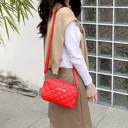 2024 Tassel Small Messenger Bag for Women - Trendy Embroidery Camera Shoulder Bag with Chain Crossbody Style