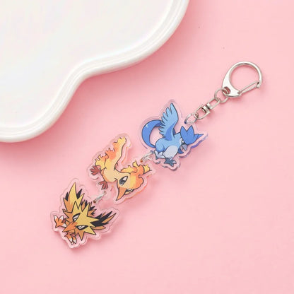 Anime Acrylic Keychain – Cute Cartoon Car Bag Pendant, Creative Gift for Friends & Fans, Fun Keyring Charm