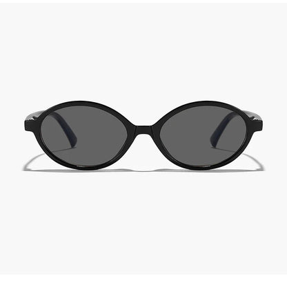 Sexy Small Oval Leopard Sunglasses - Women's Cute Plain Glasses Frame, No Makeup Look, Decorative Eyewear for Men and Women
