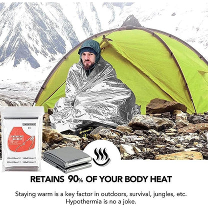 156pcs 30-in-1 First Aid Kit — Portable Home & Outdoor Travel Medical Kit for Camping, Boating, Hiking, and Mountaineering