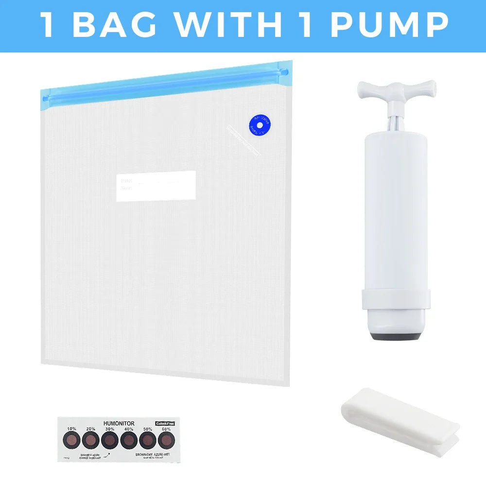 30-Pack Filament Storage Vacuum Bags for 3D Printer PLA/ABS/TPU - Humidity Resistant Dryer for Safekeeping