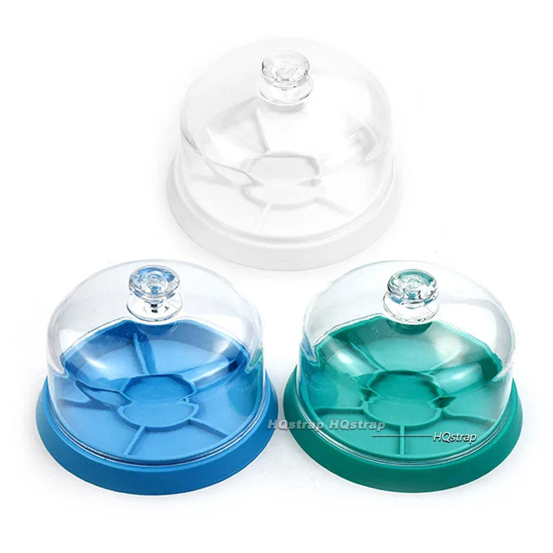 Watch Movement Dust Cover & Parts Holder Tray – Moistureproof Anti-Dust Storage Box for Watchmakers