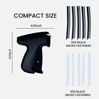 Clothing Fixer Mini Stitch Gun — Fine Stitch Tagging Tool for Sewing, Quilting & Hemming