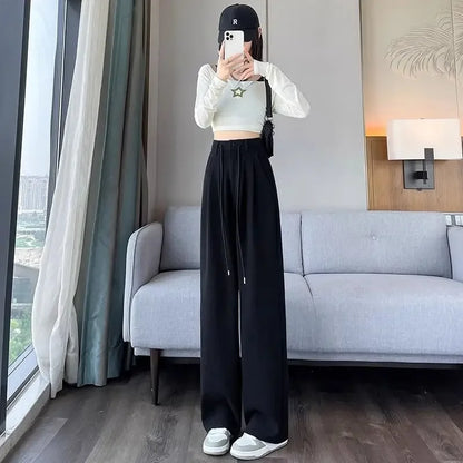 Women’s High Waist Straight Leg Pants – Chic Elegant Casual Trousers for Stylish Outfits