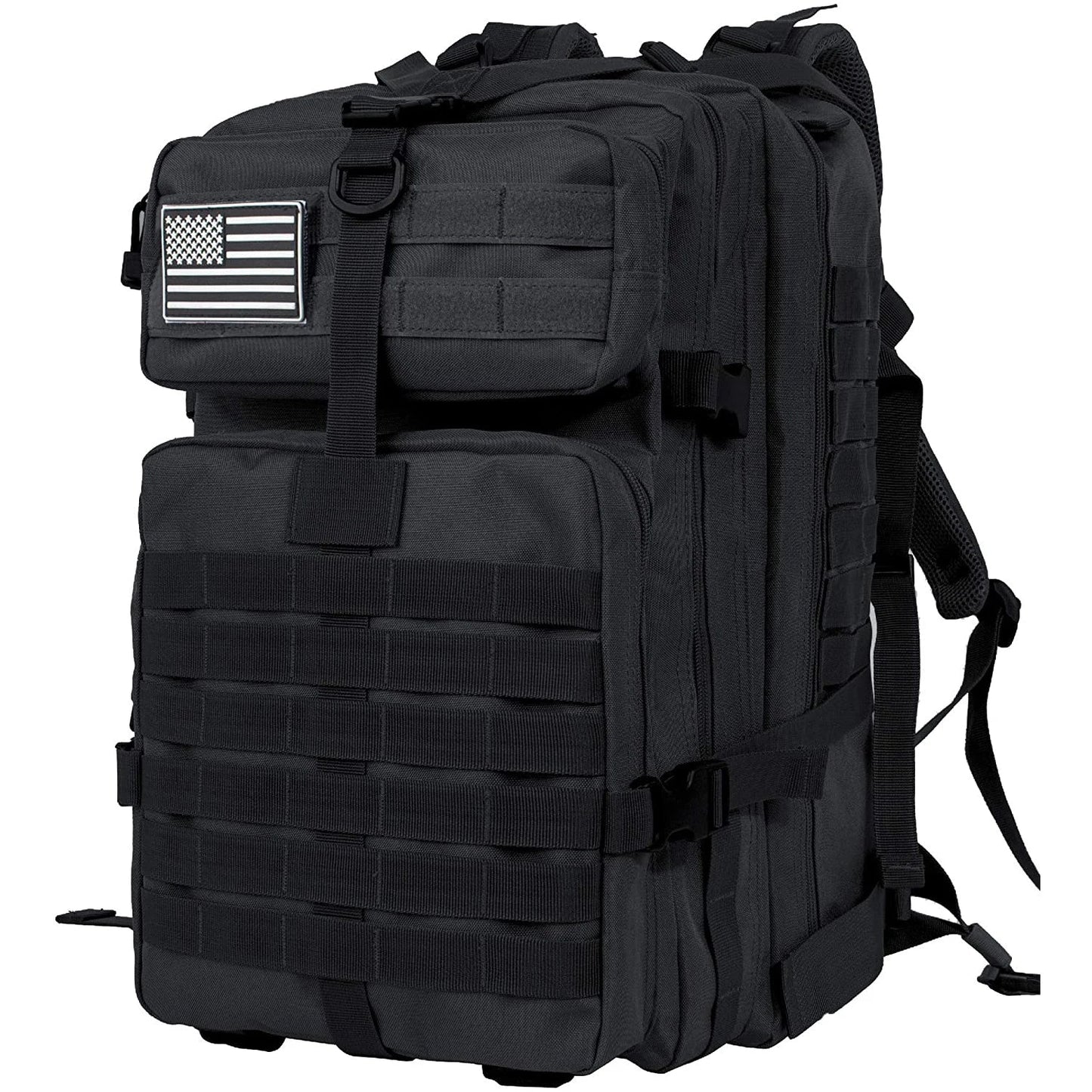 QT&QY 30/45L Tactical Backpack - Outdoor Hiking and Traveling Survival Bag, 3P Assault Pack with EDC MOLLE Design for Trekking and Hunting