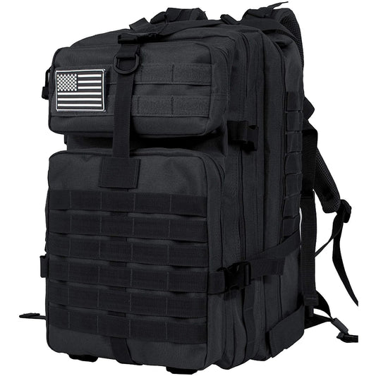 QT&QY 30/45L Tactical Backpack - Outdoor Hiking and Traveling Survival Bag, 3P Assault Pack with EDC MOLLE Design for Trekking and Hunting