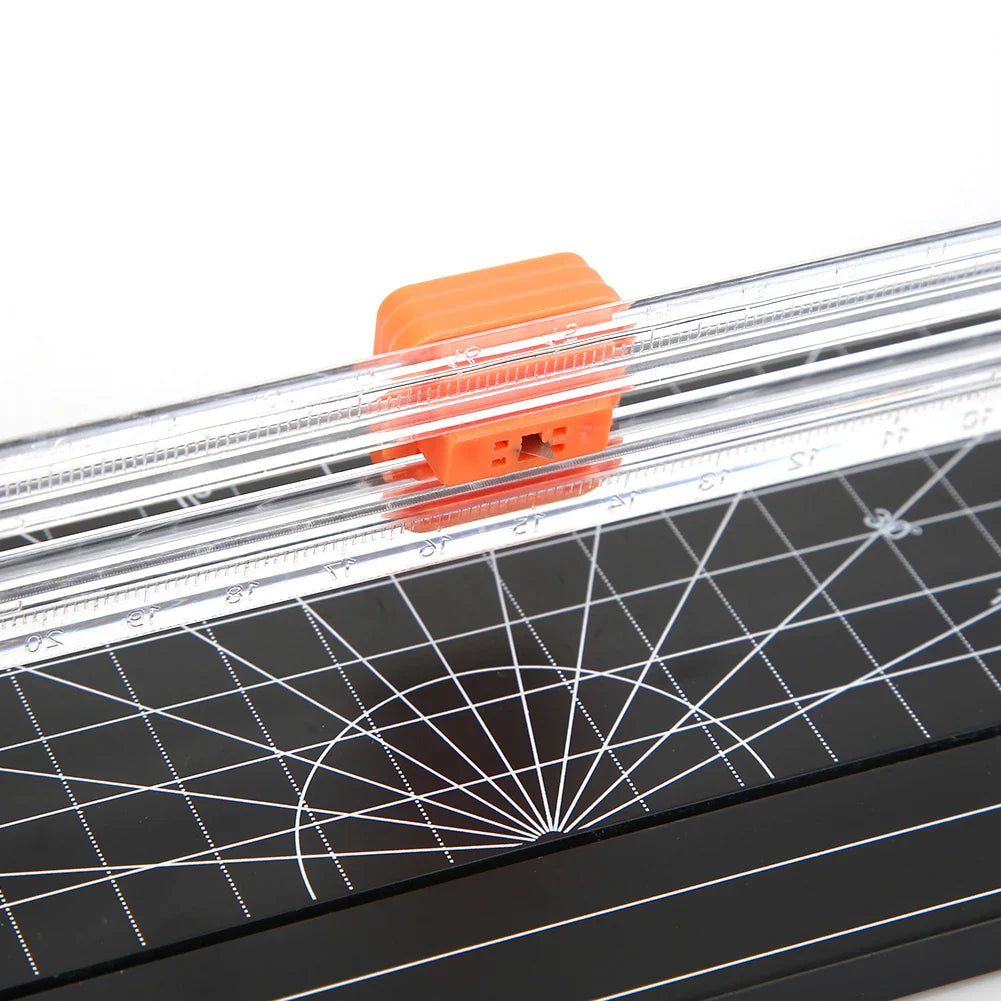 A4/A5 Paper Cutting Guillotine – Lightweight Paper Cutter with Pull-Out Ruler for Photos & Scrapbooking