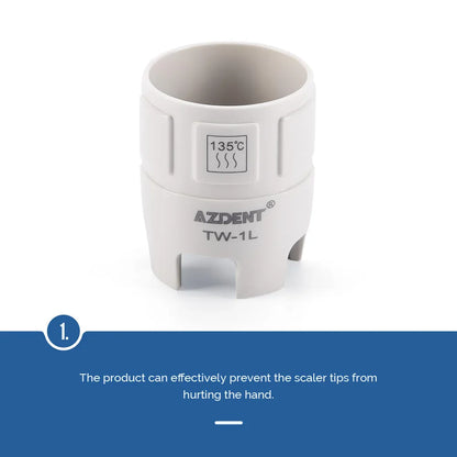 AZDENT Ultrasonic Scaler Tips Torque Wrench – Prevents Tip Falling for EMS, Satelec, Woodpecker, DTE Dentistry Tools