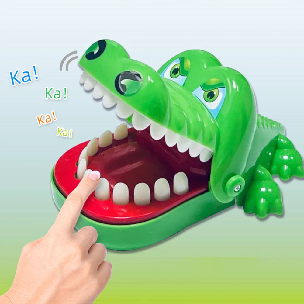 Crocodile Teeth Toy – Children's Finger Reaction Training, Lucky Game, Novelty Trick & Decompression Toy