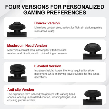 GameSir Colorful Silicone Thumb Grip Caps – Joysticks for GameSir, Xbox One/Series, Switch Pro, PS4 & PS5 Controllers