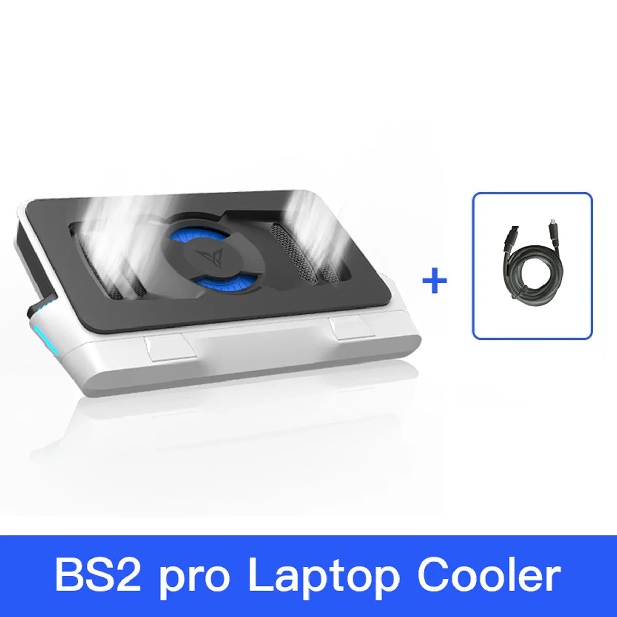 Flydigi BS2/BS2 Pro Laptop Cooler — Dual Fan Noise-Reduction Overclocking Stand with Intelligent Variable Frequency