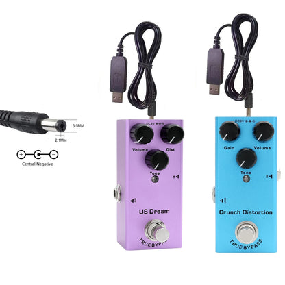 Electric Guitar Effects Pedal – Vintage Overdrive, Chorus, Tremolo, Delay & Ultimate Drive Options