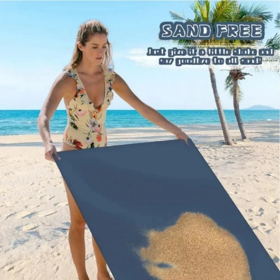Quick-Dry Microfiber Towel – Ultra Absorbent, Compact & Sandproof Sports Towel for Gym, Beach & Travel