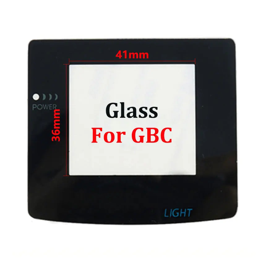 JCD Screen Lens Cover Protector for Game Boy Series | Plastic Glass with Adhesive for GB, GBA SP, GBC