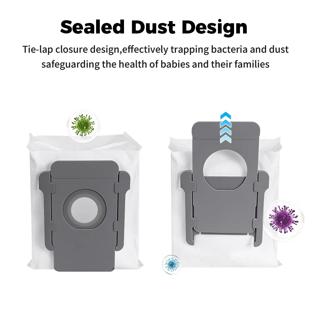 Roomba Replacement Dust Bags - Compatible with j6+, j7+, j8, j9+, i Series & S9+ Robot Vacuum Accessories