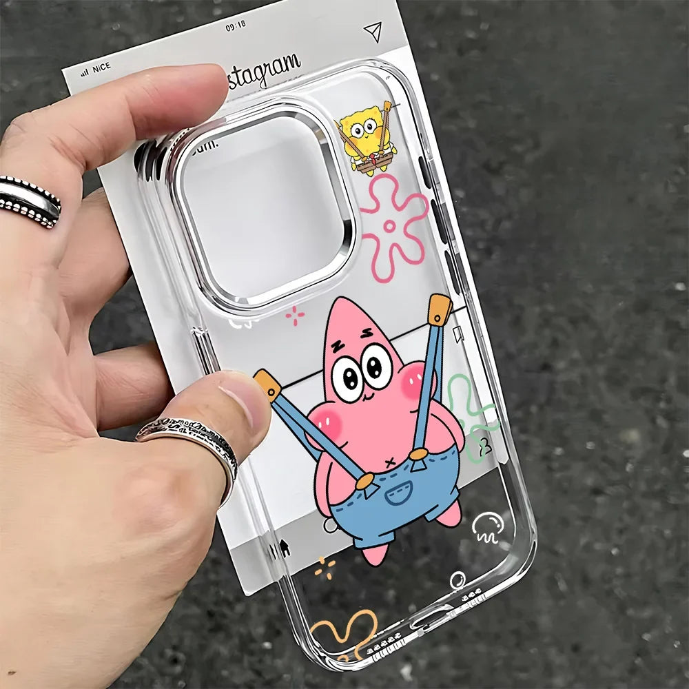 Funny Cartoon Phone Case - Soft Clear Protective Cover for iPhone 17, 16, 15, 14, 13 & More