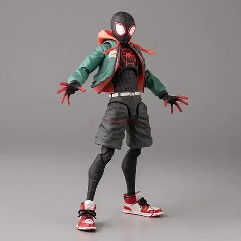 2024 Spider-Man & Gwen Action Figures — Spider-Verse Collection with Miles Morales Sentinel | Anime Toys Christmas Gift
