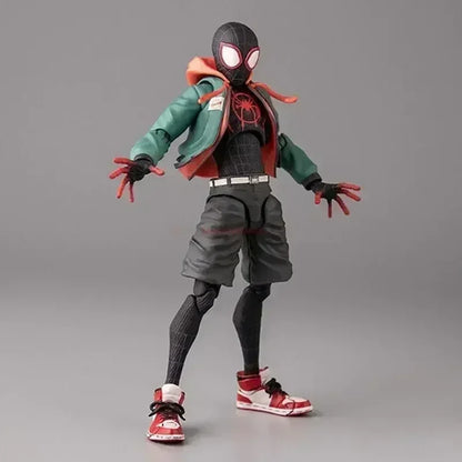 2024 Spider-Man & Gwen Action Figures — Spider-Verse Collection with Miles Morales Sentinel | Anime Toys Christmas Gift