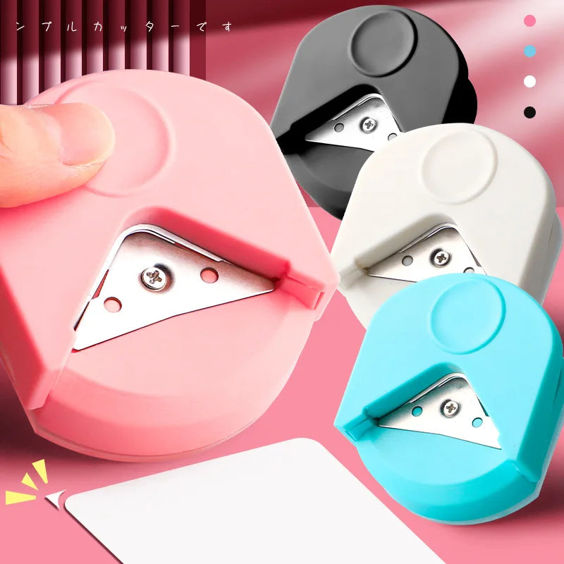 Portable Circle Cutter & Corner Rounder Machine – Button Maker Tool for Paper, Cards & Photos, Precision Corner Punching Craft Cutter for DIY Projects